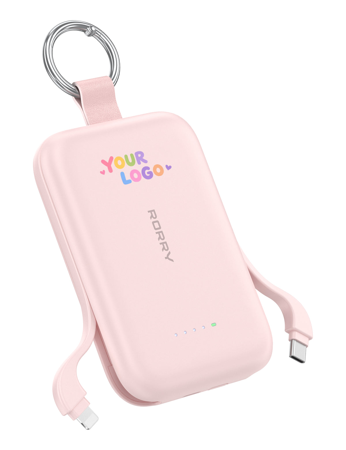 Logo personalizzato RORRY CharmGo T1-10000mAh Caricabatterie portatile portachiavi Power Bank 30W