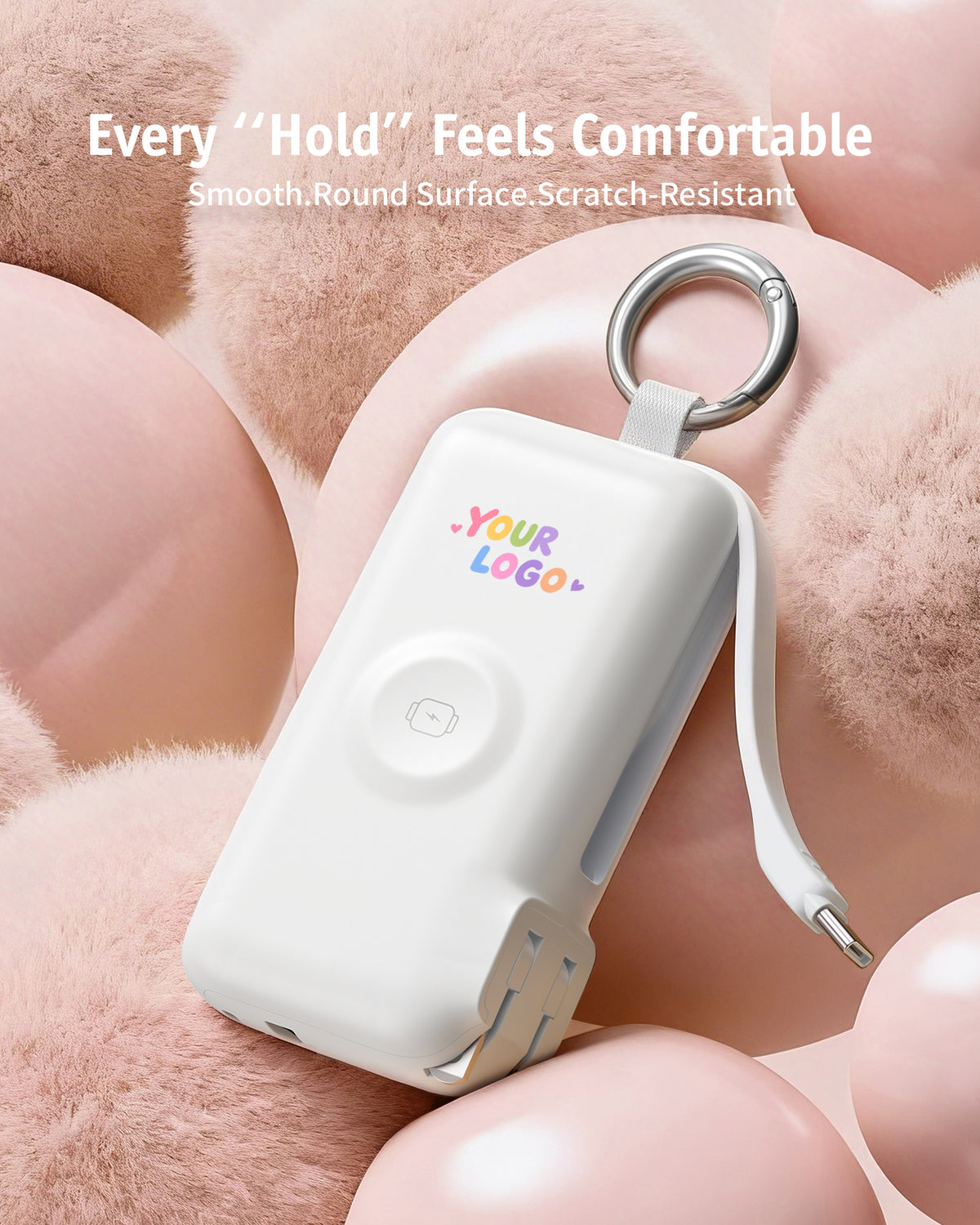 Chargeur portable RORRY Flow CB4 avec logo personnalisé, câble et adaptateur secteur inclus, 40 W (10 000 mAh) -Vente en gros