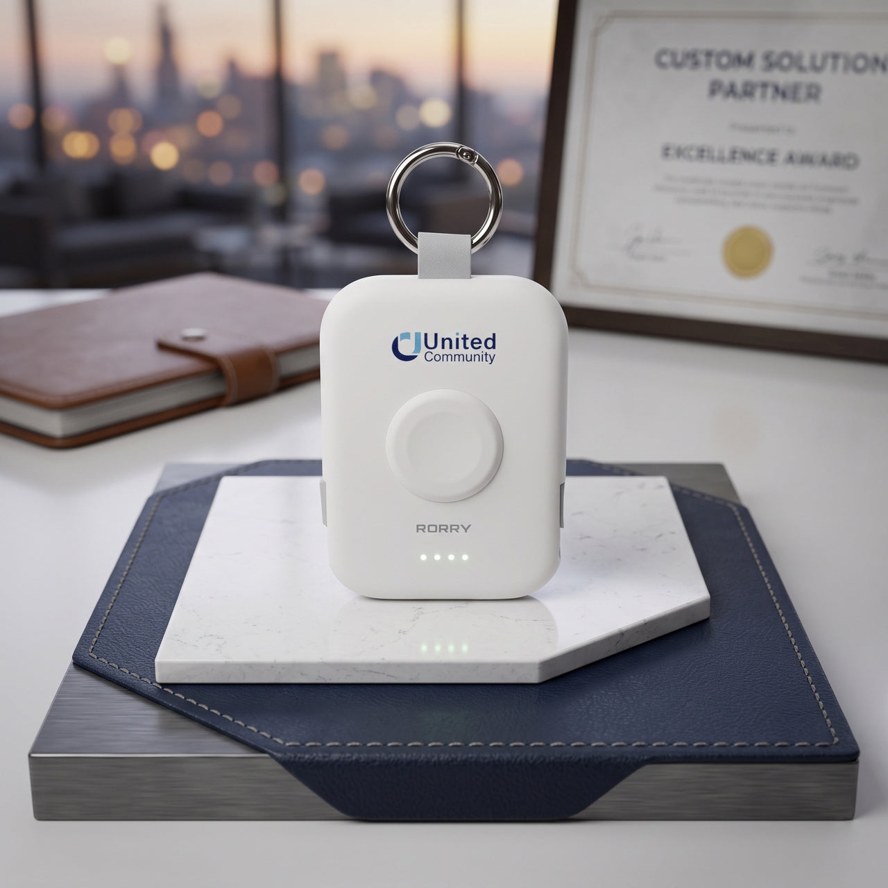 Chargeur portable RORRY CharmGo D2-5000mAh (100 pièces, logo personnalisé)