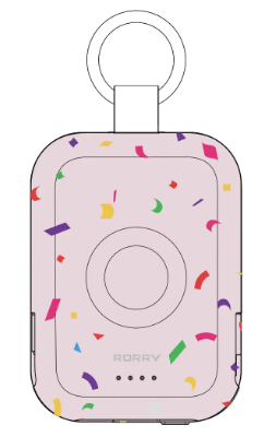 RORRY D2-5000mAh Portable Charger Keychain Power Bank