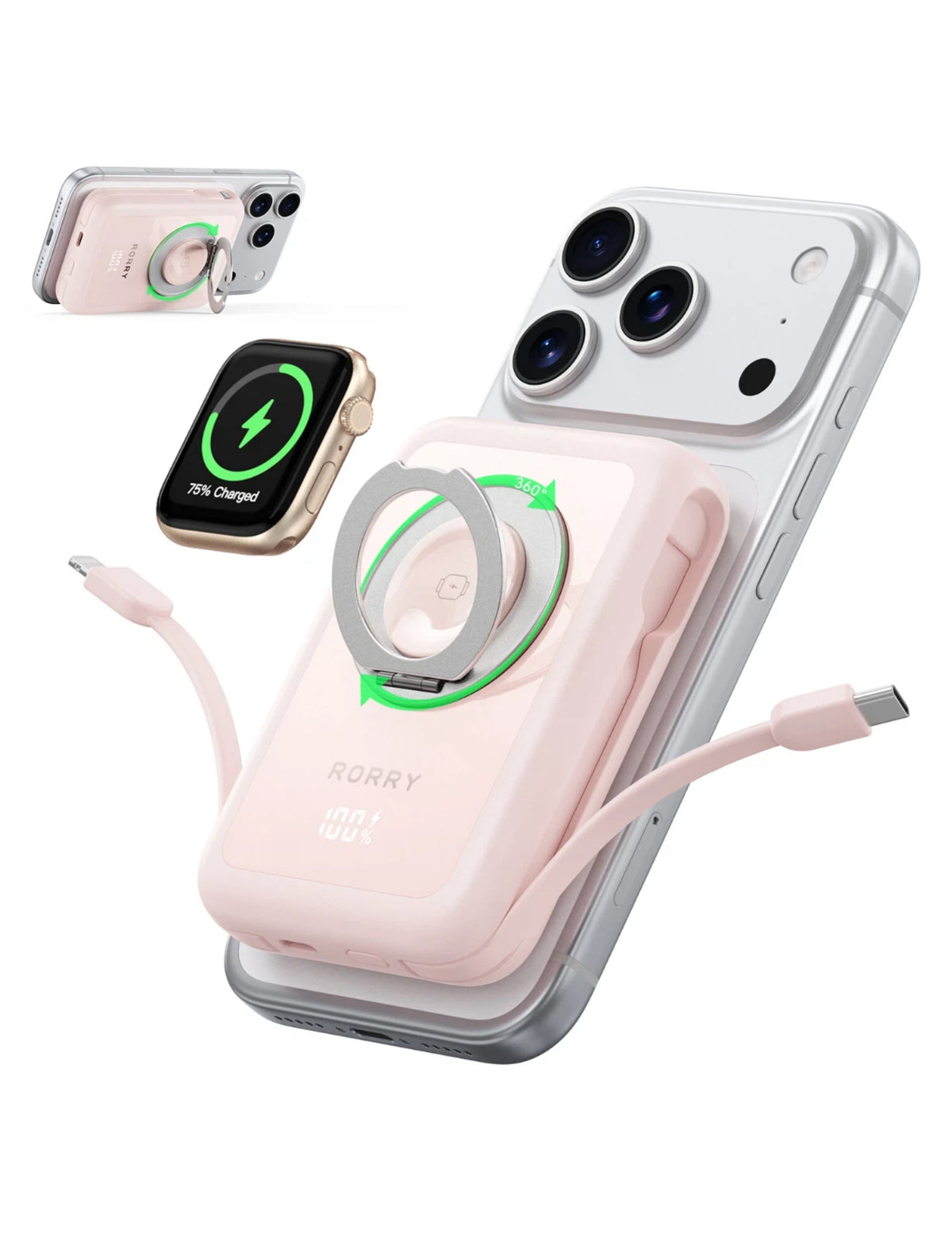 RORRY MagAir P8-10000mAh MagSafe Power Bank 22.5W