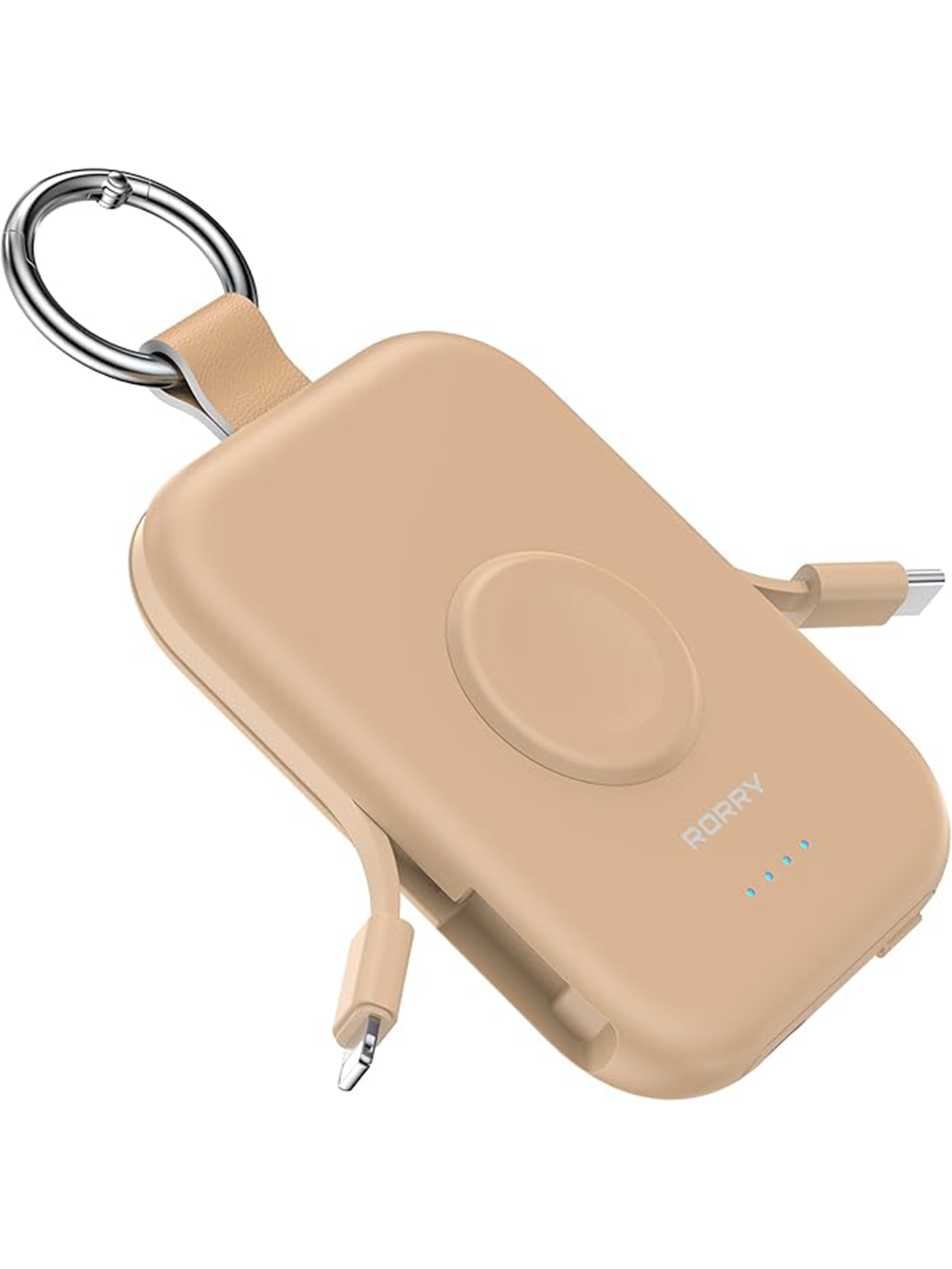 RORRY D2-5000mAh Portable Charger Keychain Power Bank