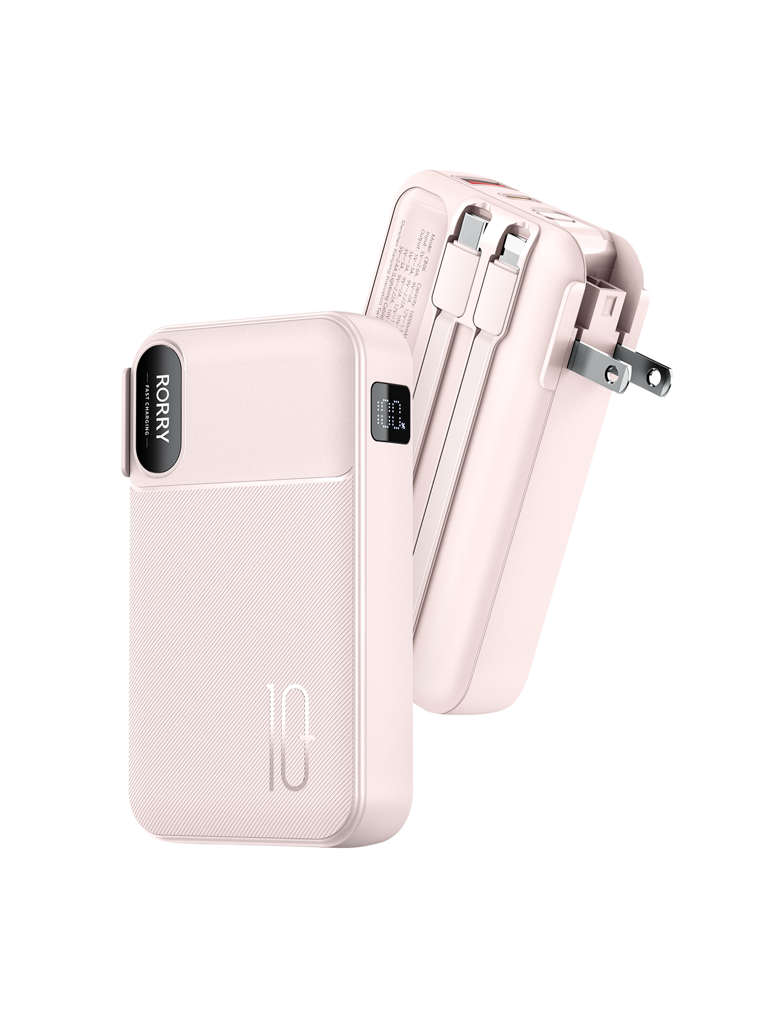 RORRY CB06 10000mAh Portable Charger(AC Wall Plug 22.5W)