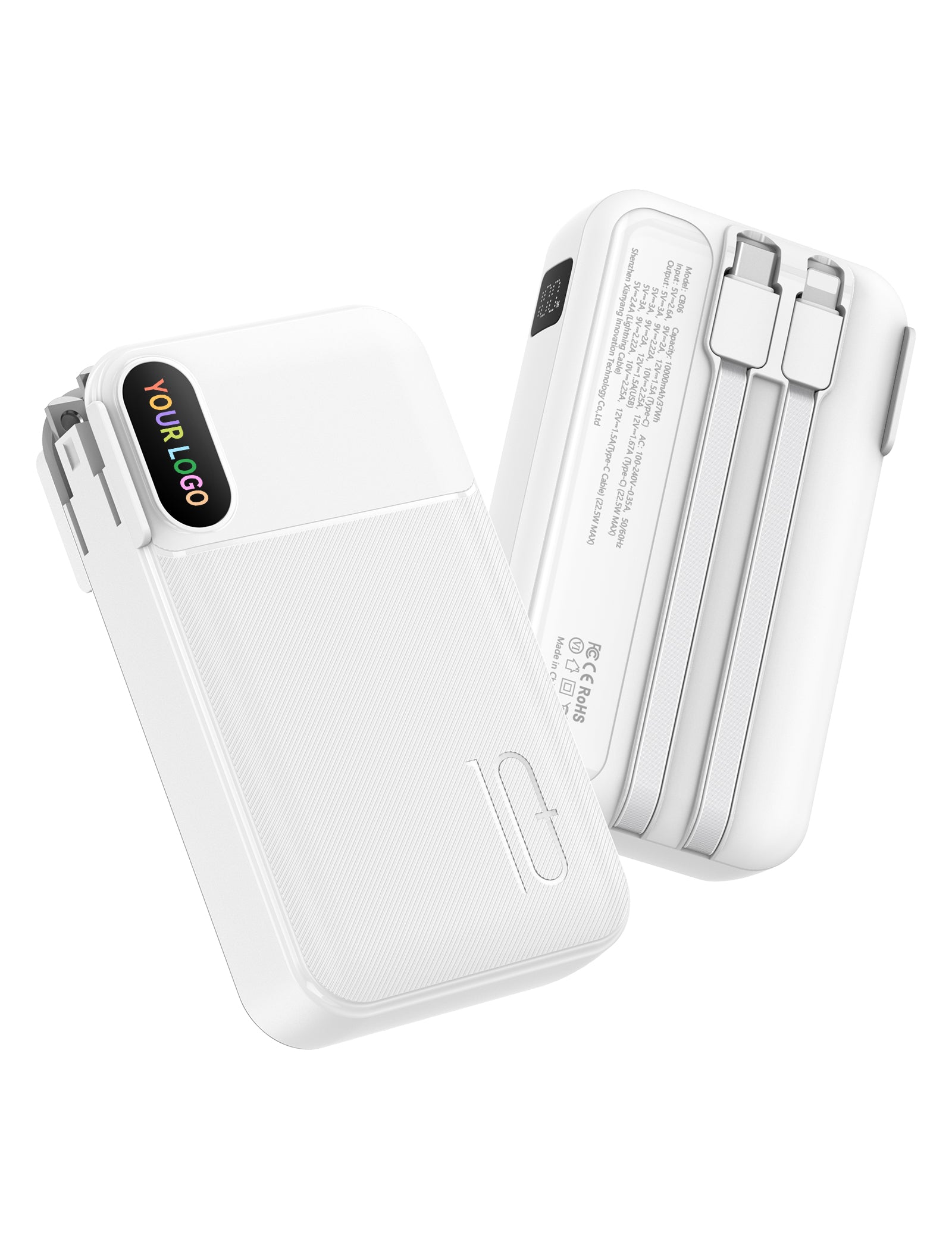 RORRY CB06 10000mAh Portable Charger(AC Wall Plug 22.5W) Custom Logo