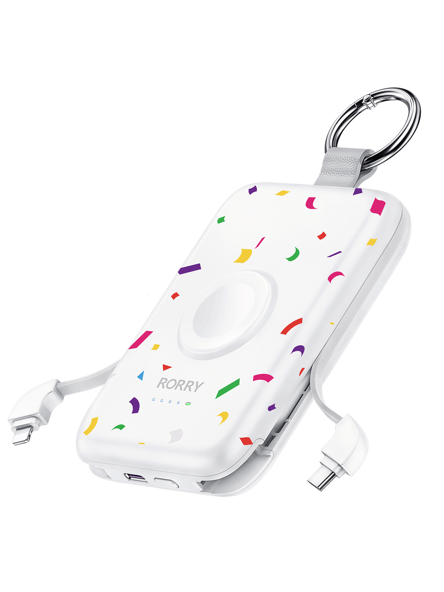 RORRY D2-10000mAh PD 20W Portable Charger Keychain Power Bank