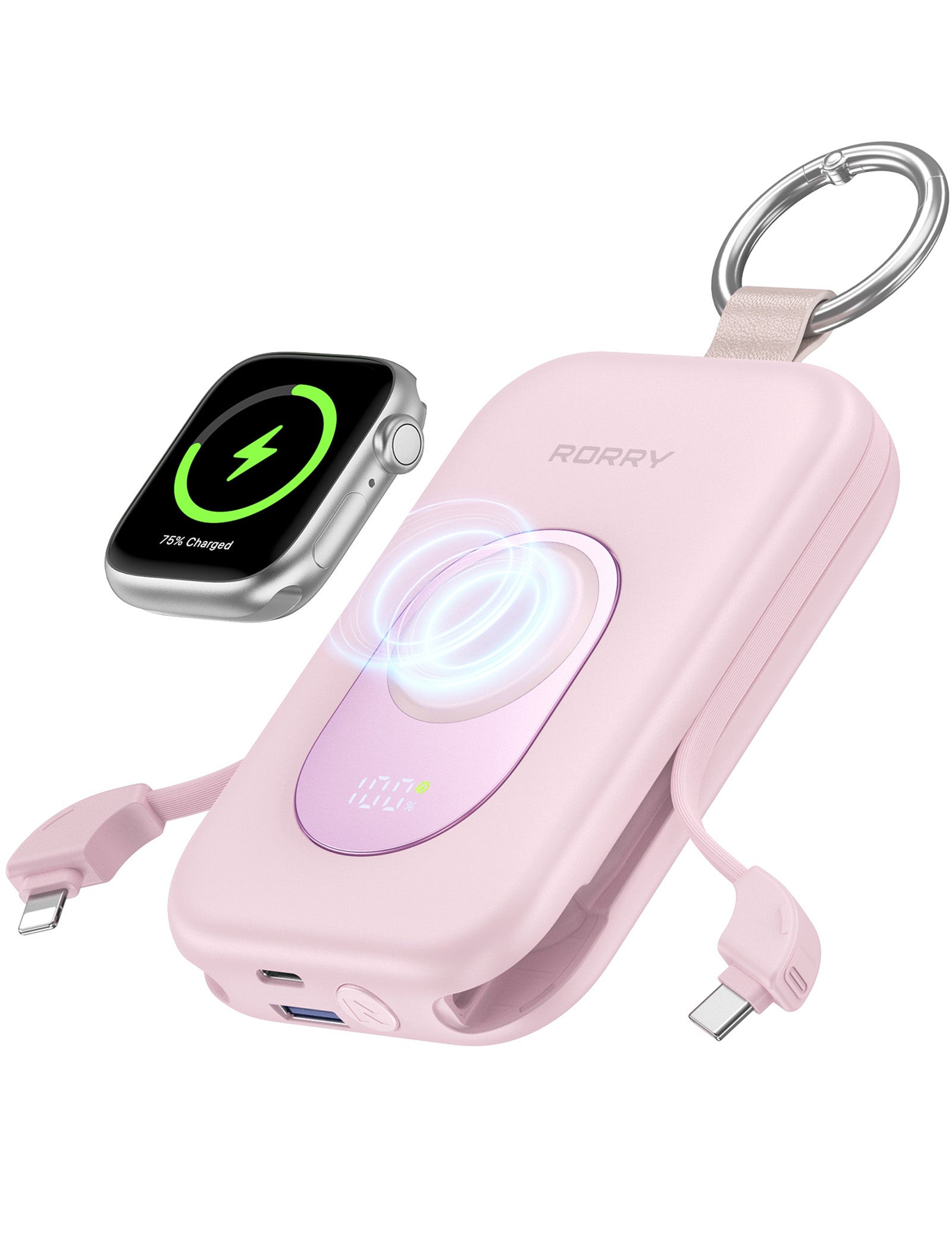 RORRY CharmGo D2-20000mAh Portable Charger Keychain Power Bank 30W