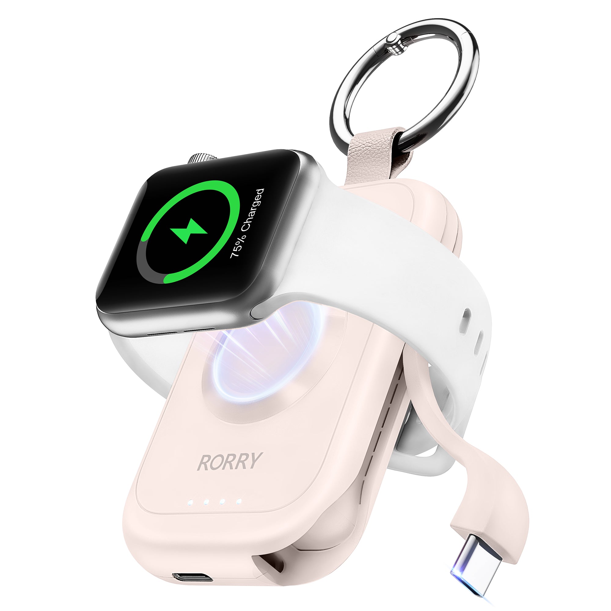 RORRY D2-2500mAh Portable Charger Keychain Power Bank