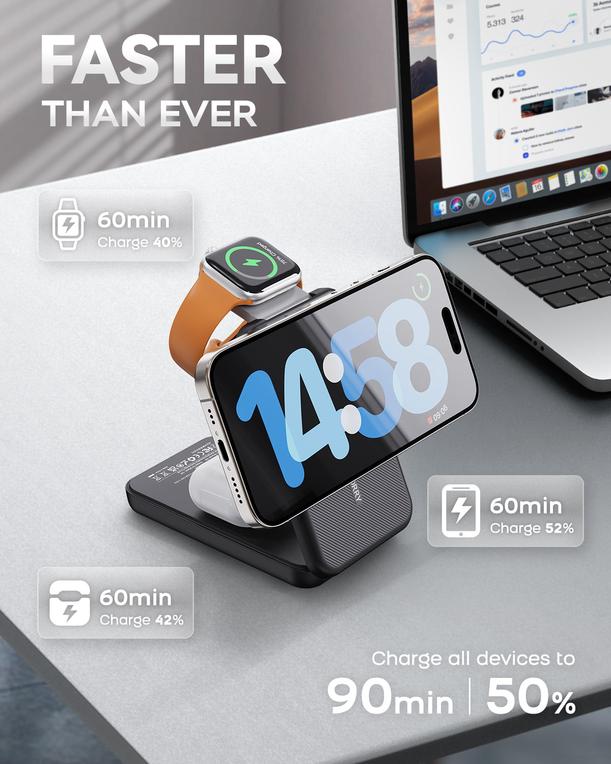 RORRY M3 10000mAh Megsafe Charging Station