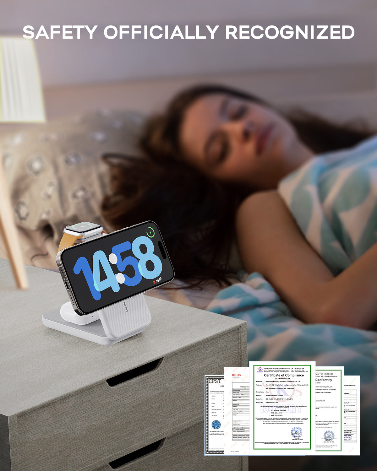 RORRY M3 10000mAh Megsafe Charging Station