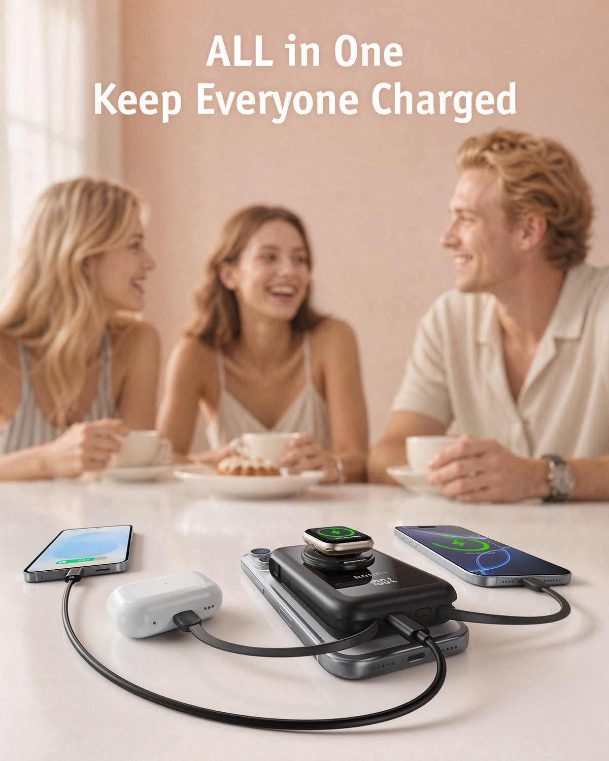 RORRY MagAir P8-10000mAh Banco de energía MagSafe 22.5W