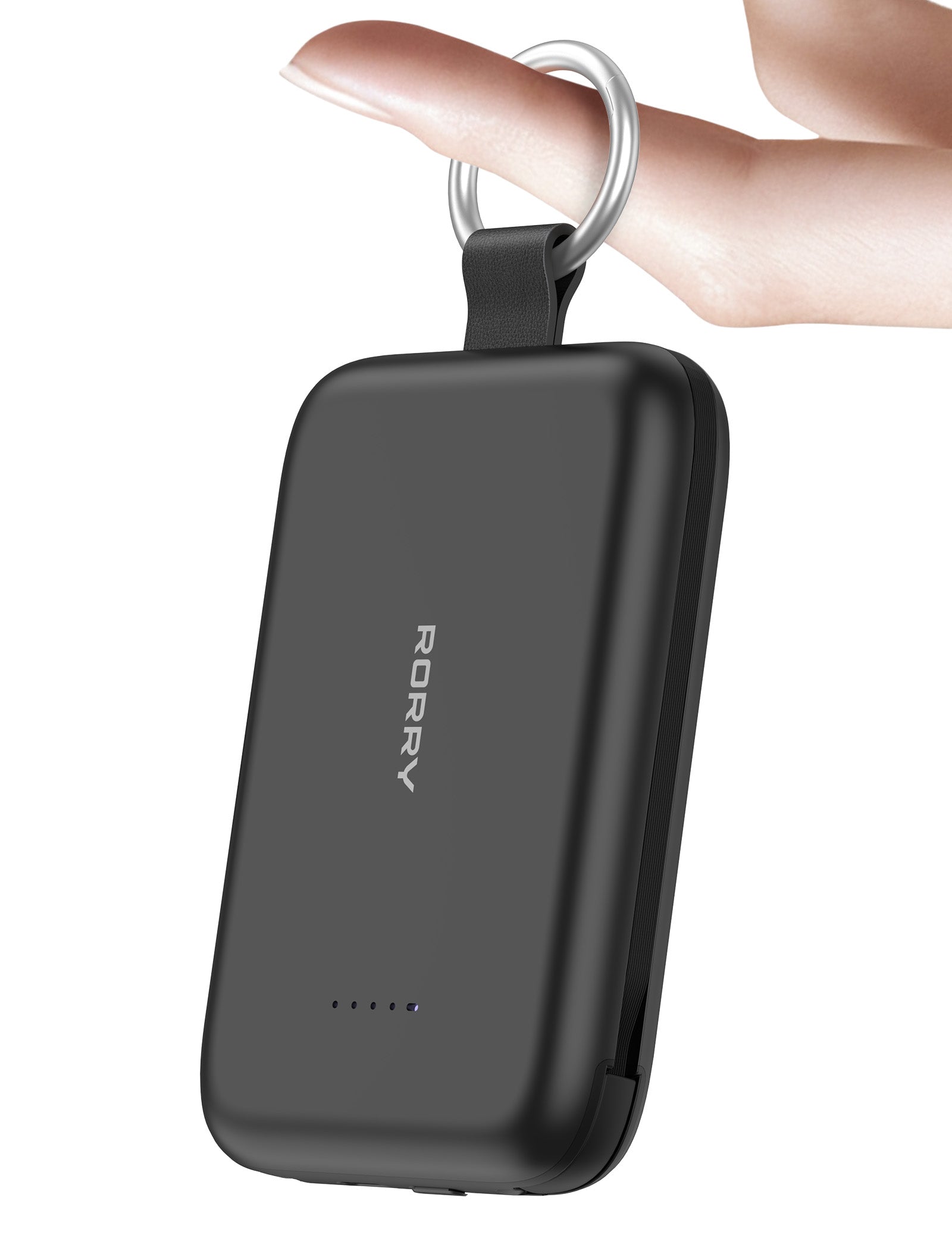 RORRY T1-10000mAh Portable Charger Keychain Power Bank 30W