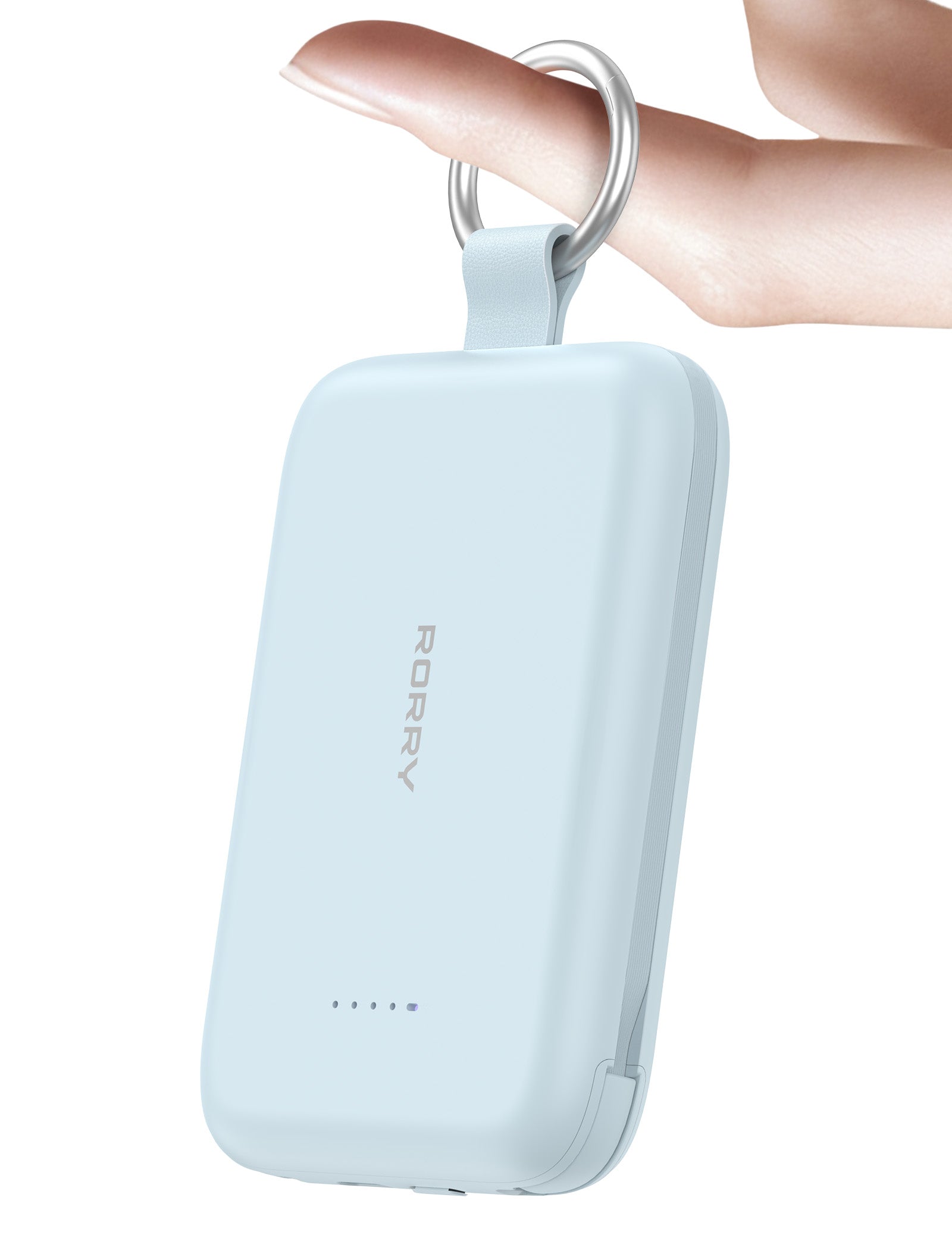 RORRY T1-10000mAh Portable Charger Keychain Power Bank 30W
