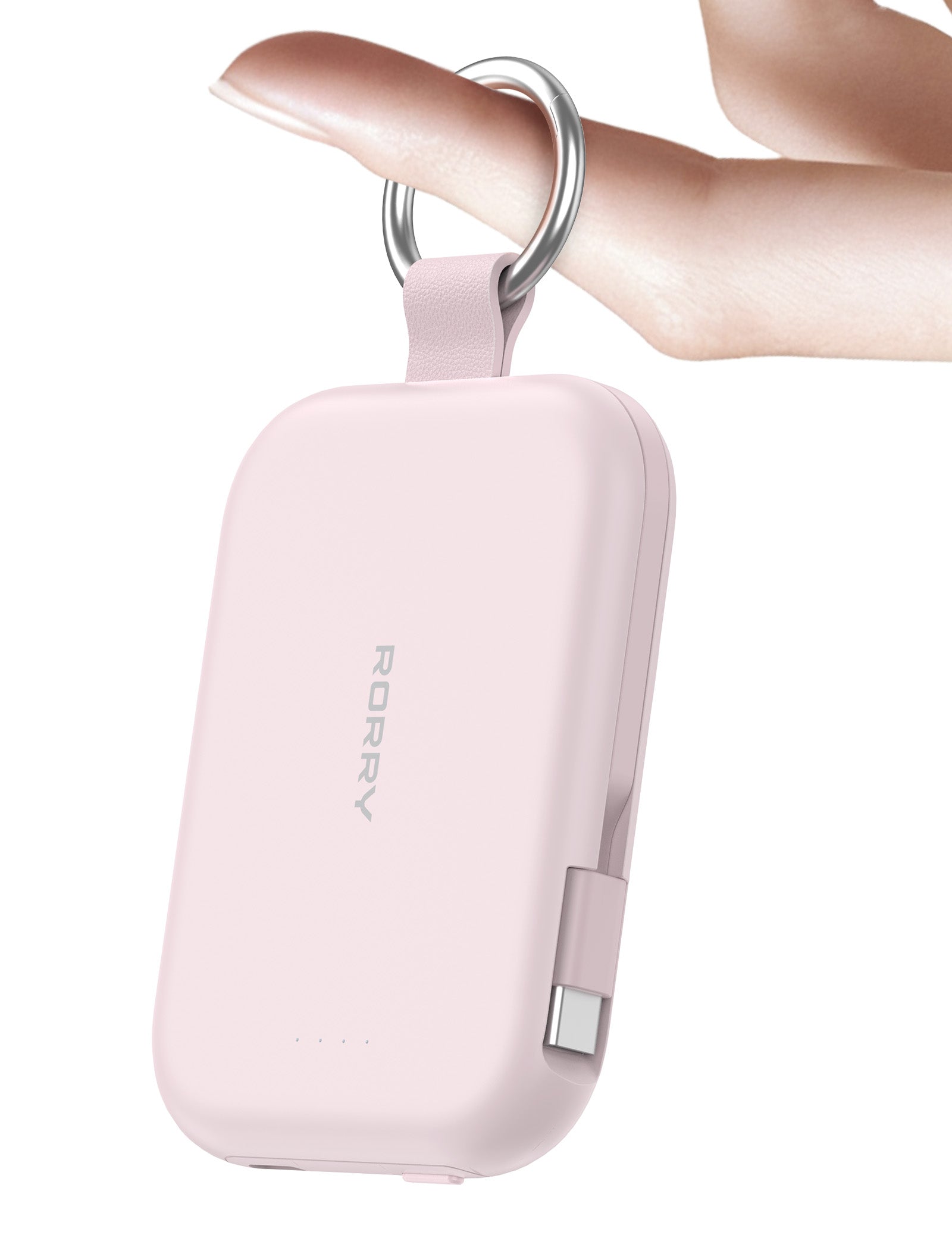 RORRY T1-5000mAh Portable Charger Keychain Power Bank