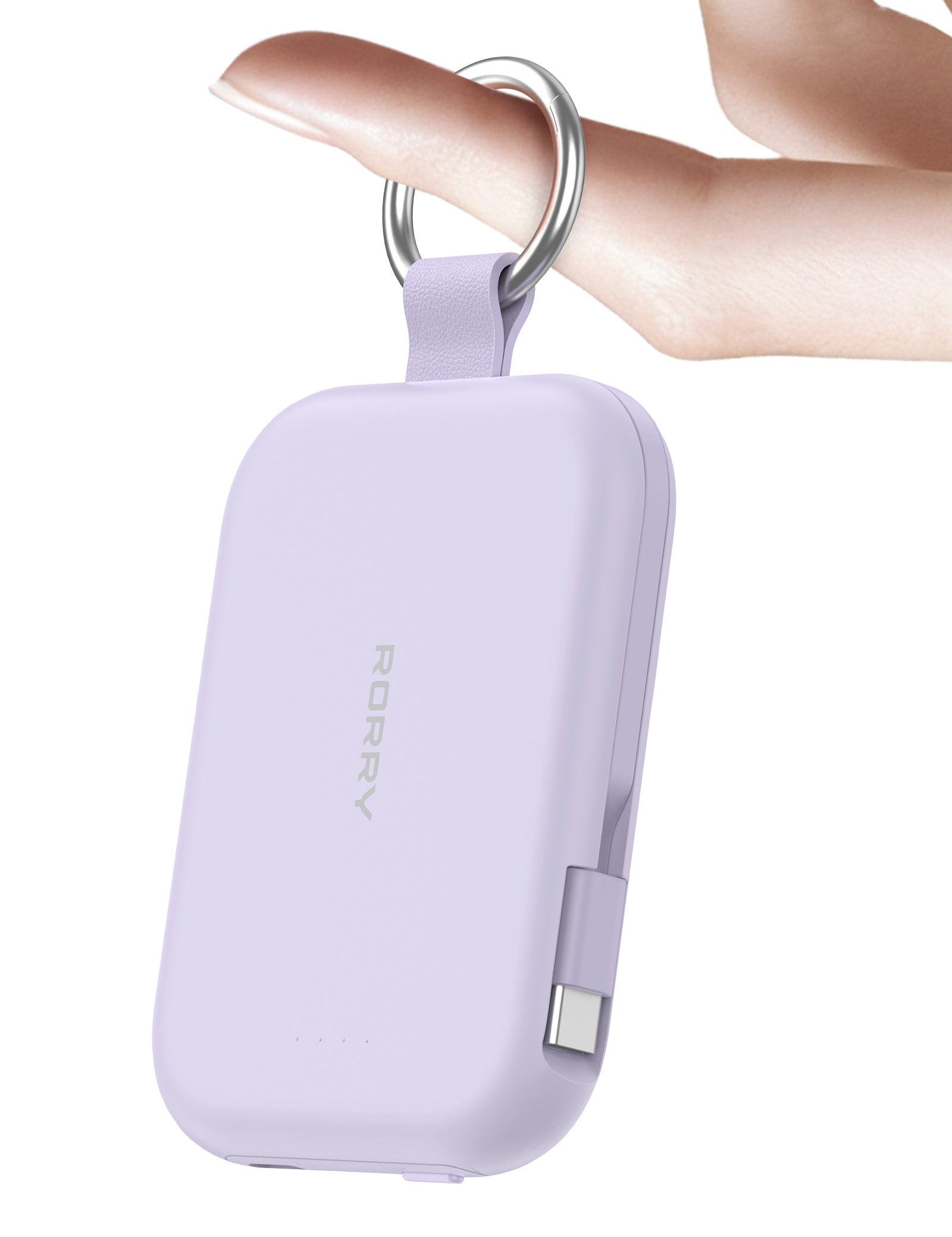 RORRY T1-5000mAh Portable Charger Keychain Power Bank