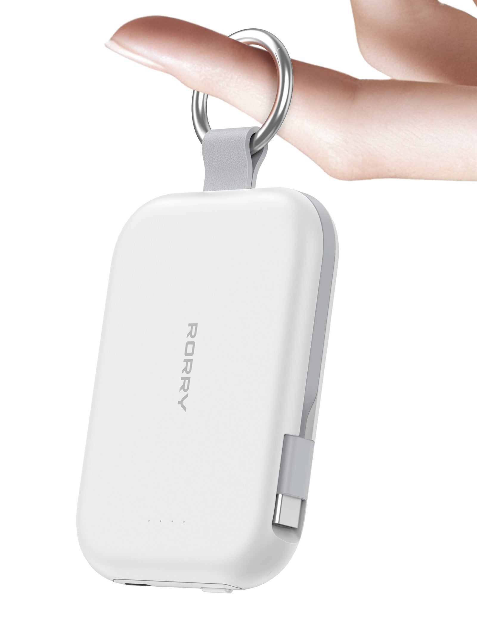 RORRY T1-5000mAh Portable Charger Keychain Power Bank