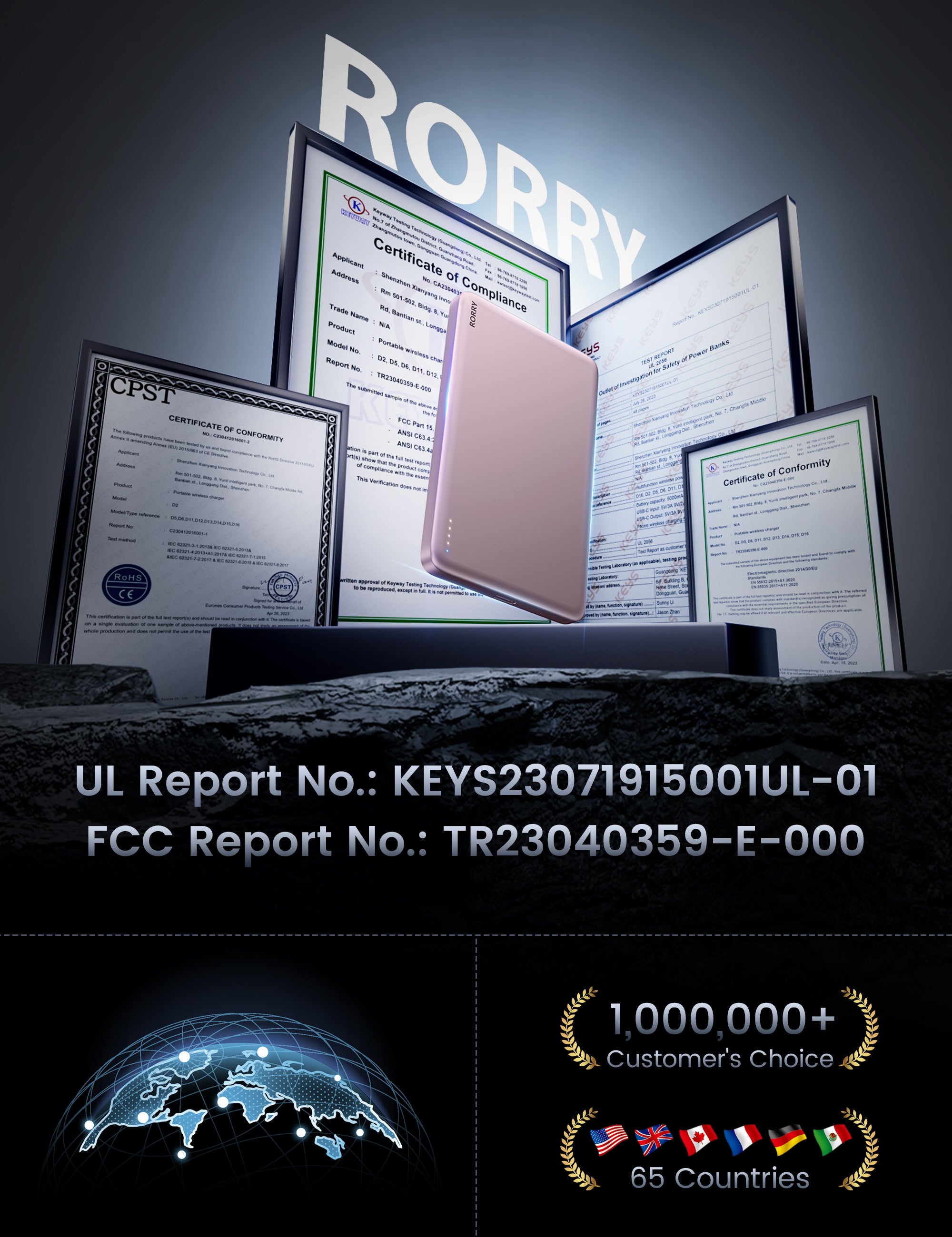 RORRY D14 Magsafe Power Bank(5K,Slim)