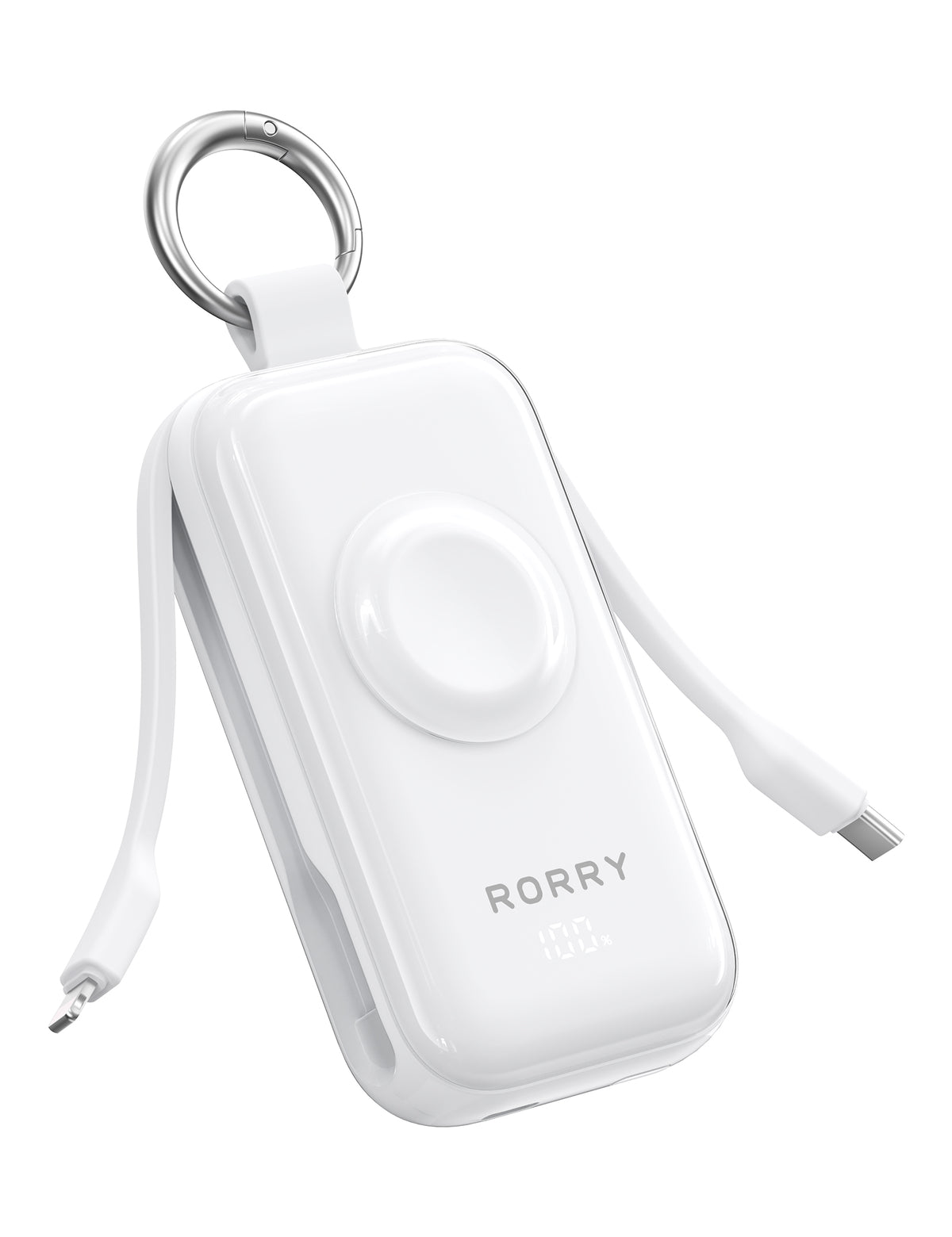 RORRY CharmGo® D4-10000mAh Portable Charger Keychain Power Bank 45W
