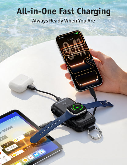 RORRY CharmGo® D4-10000mAh Portable Charger Keychain Power Bank 45W