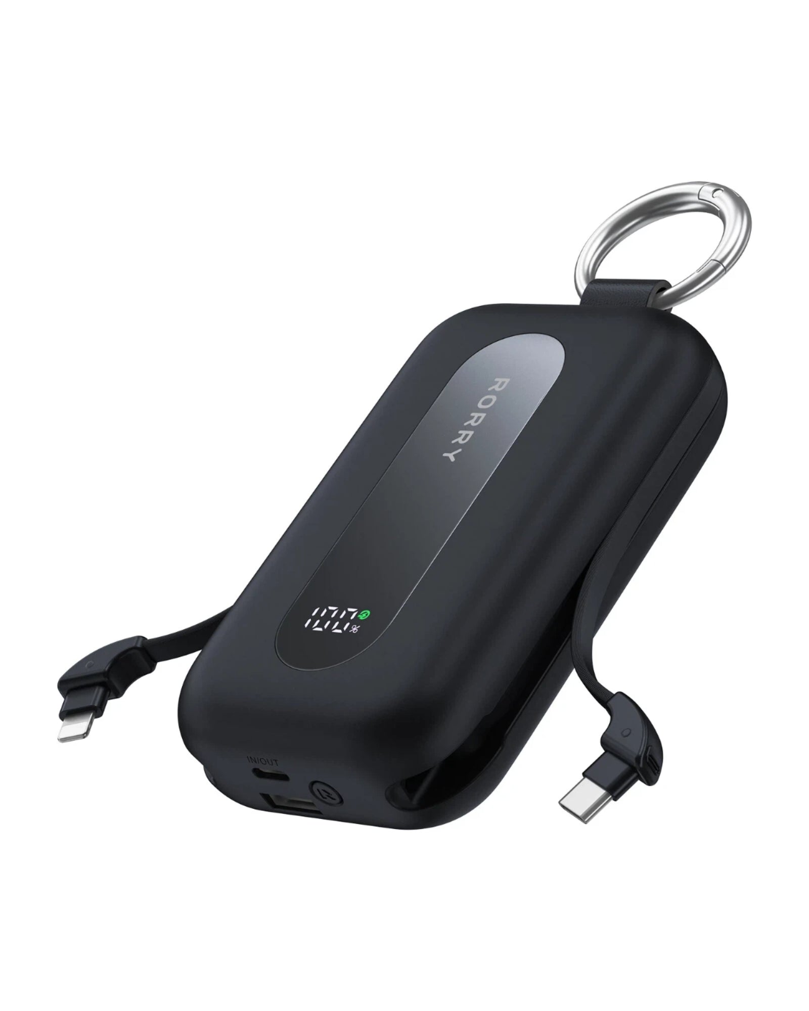 RORRY CharmGo T1-20000mAh Portable Charger Keychain Power Bank 30W