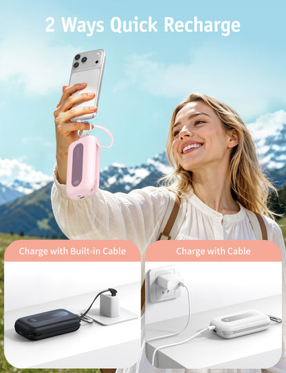 RORRY CharmGo T1-20000mAh Portable Charger Keychain Power Bank 30W