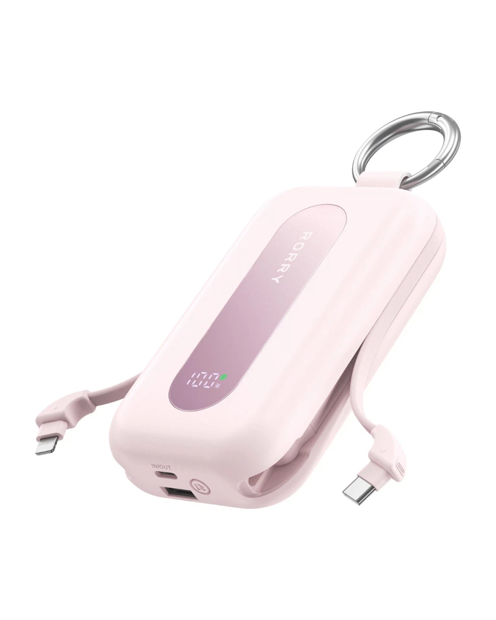 RORRY CharmGo T1-20000mAh Portable Charger Keychain Power Bank 30W