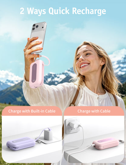 RORRY CharmGo T1-20000mAh Portable Charger Keychain Power Bank 30W