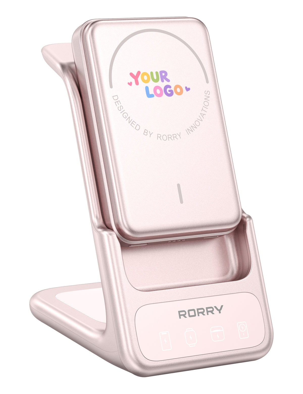 RORRY AuraDock MEstación de carga 4 en 1 de 2 a 10000 mAh con batería externa magnética de 30 W