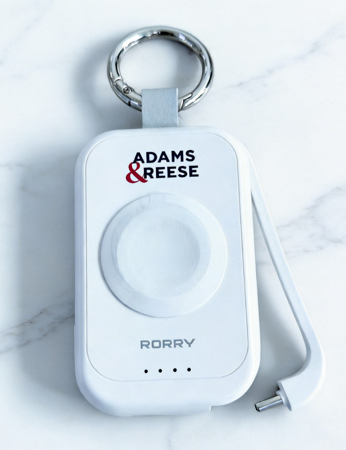 Chargeur portable porte-clés batterie externe RORRY D2-2500mAh avec logo personnalisé