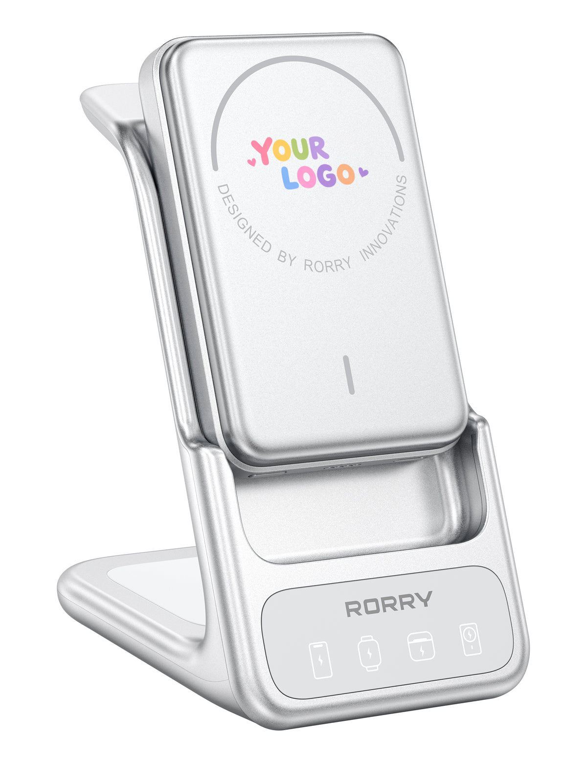 RORRY AuraDock MEstación de carga 4 en 1 de 2 a 10000 mAh con batería externa magnética de 30 W