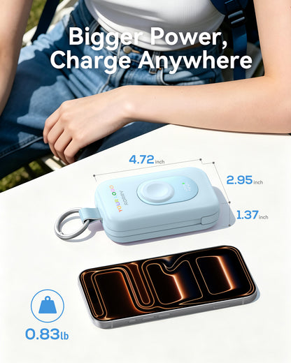 Custom Logo RORRY CharmGo D2-20000mAh Portable Charger Keychain Power Bank 30W