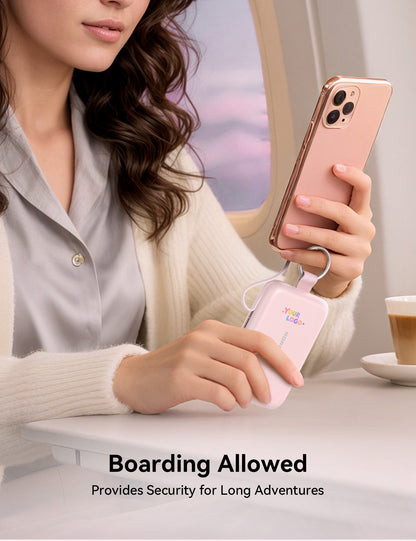Llavero cargador portátil RORRY CharmGo T1-10000mAh con logotipo personalizado, batería externa de 30 W.