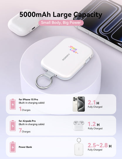 Porte-clés chargeur portable RORRY CharmGo T1-5000mAh