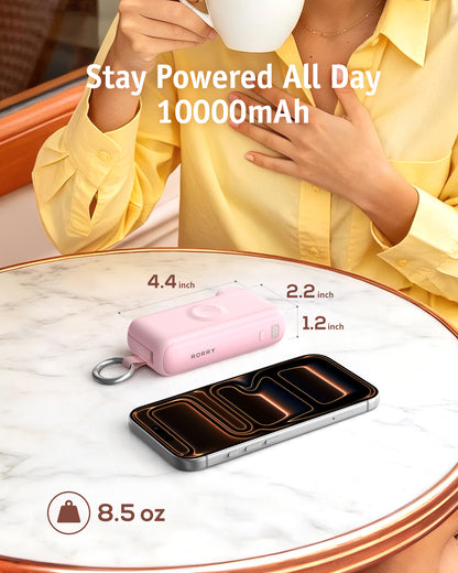 Chargeur portable RORRY Flow® CB4-10000mAh avec câble et adaptateur secteur 40W