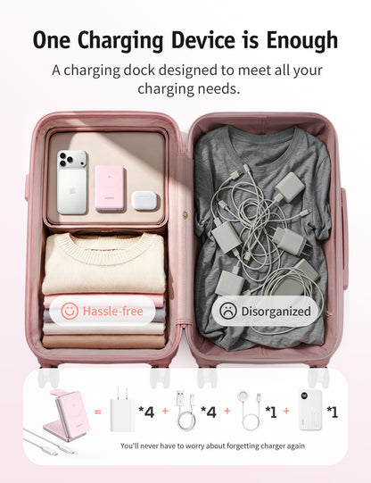 RORRY AuraDock M1-5000mAh 4-in-1 Ladestation mit magnetischer Powerbank