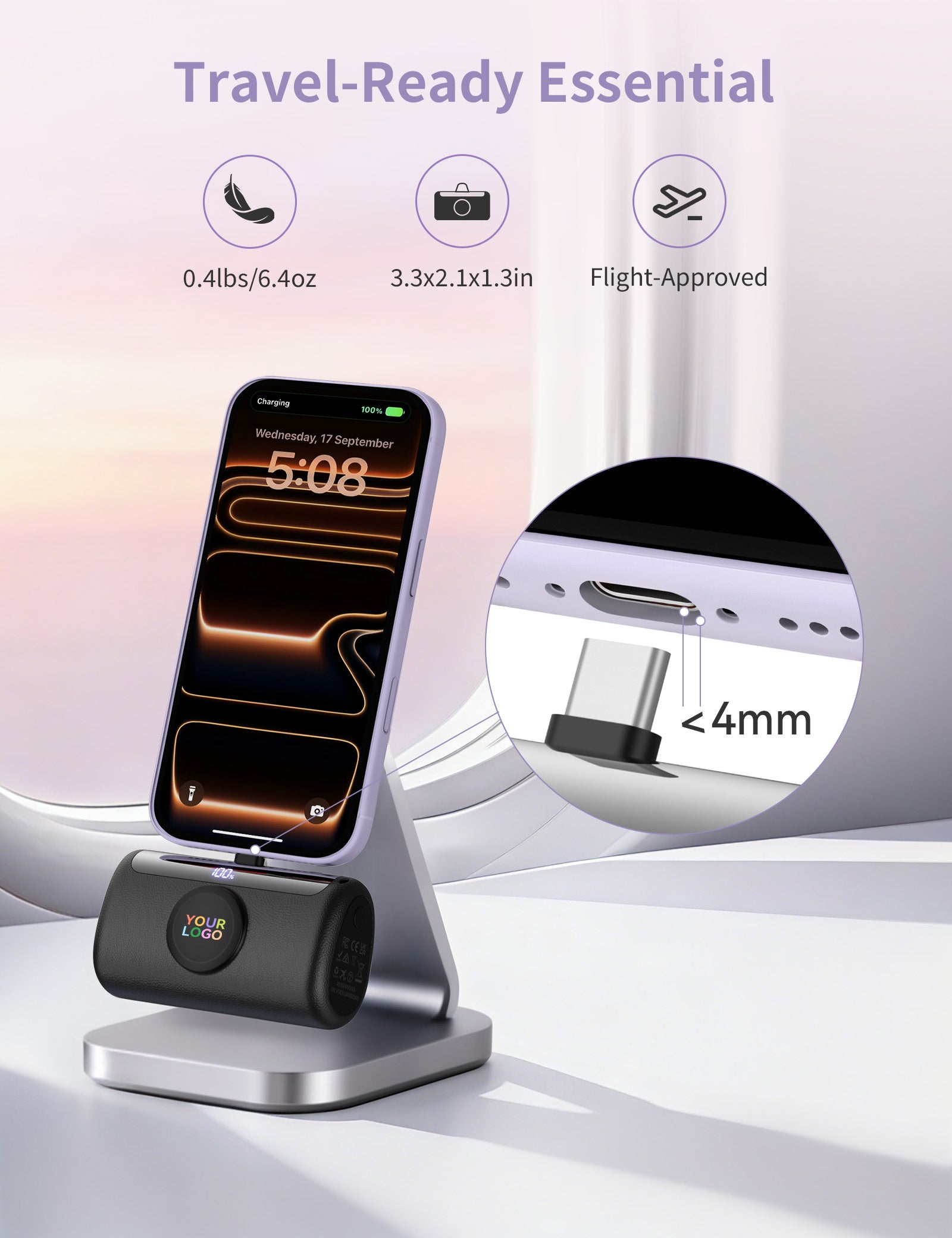 RORRY PalmGo D5-10000mAh Portable Charger Custom Logo