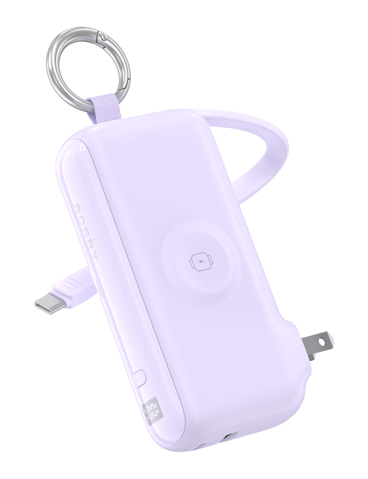 RORRY FLOW® CB4-10000mAh Portable Charger Charging with Cable & Wall Plug 40W