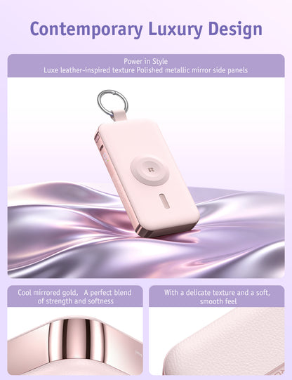 RORRY CharmGo D3-12000mAh Cargador portátil tipo llavero Power Bank 30W