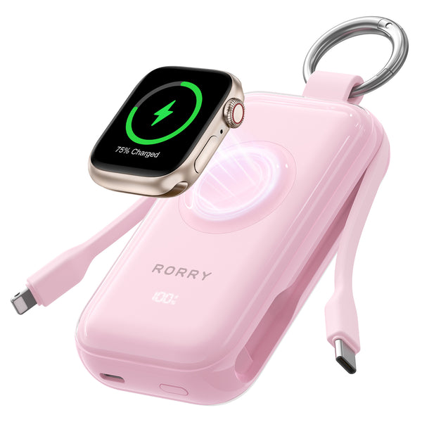 RORRY CharmGo D4-10000mAh Portable Charger Keychain Power Bank 45W