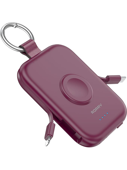 RORRY D2-5000mAh Portable Charger Keychain Power Bank