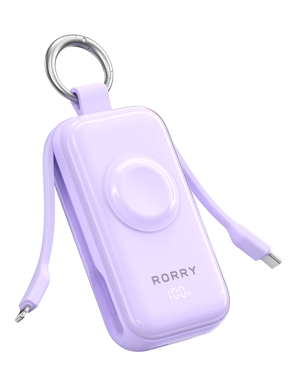 RORRY CharmGo® D4-10000mAh Portable Charger Keychain Power Bank 45W