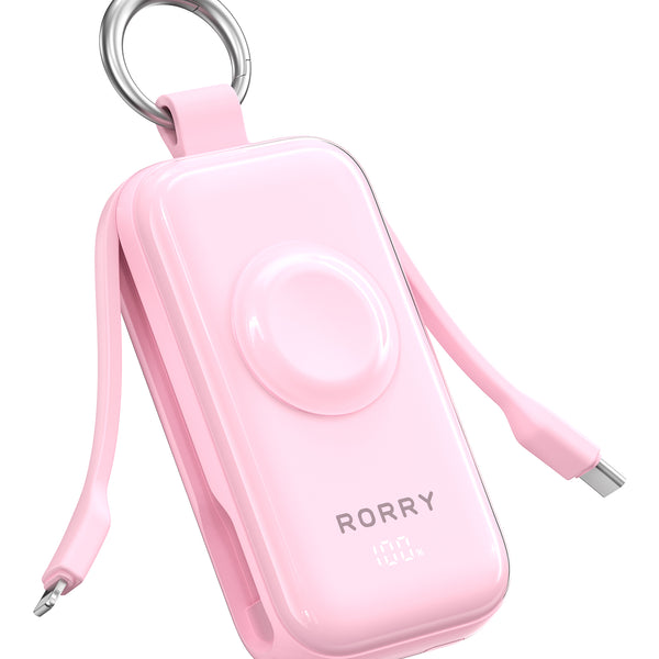 RORRY CharmGo® D4-10000mAh Portable Charger Keychain Power Bank 45W