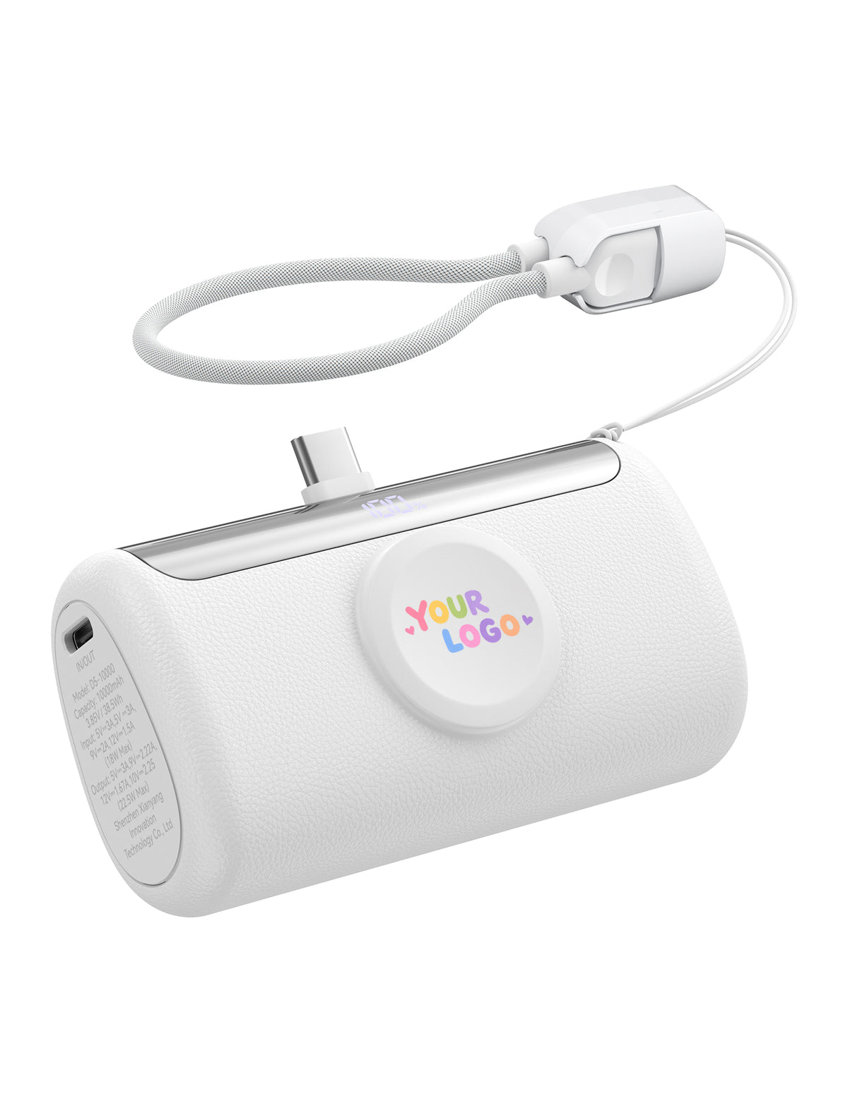 RORRY PalmGo D5-10000mAh Tragbares Ladegerät mit individuellem Logo