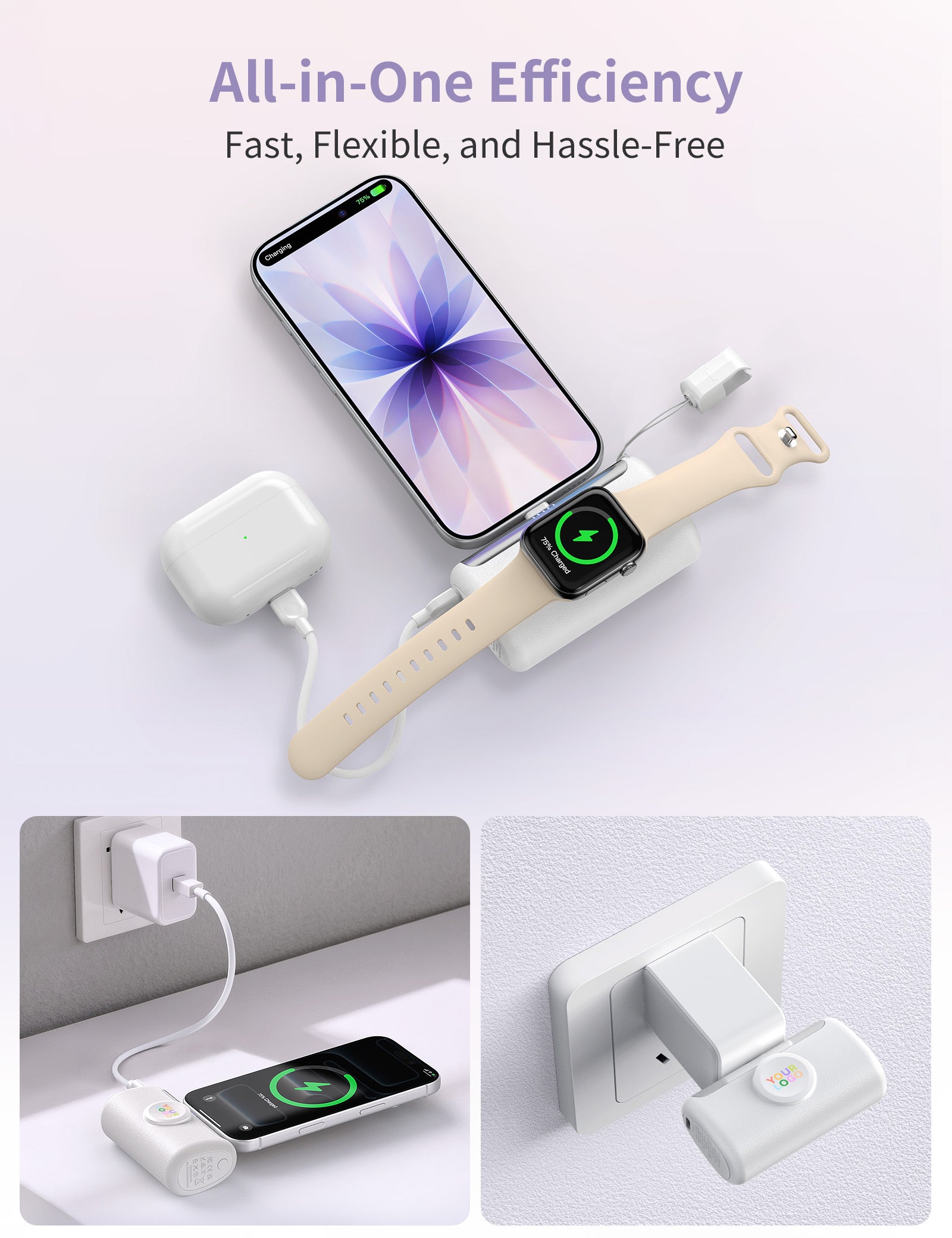 RORRY PalmGo D5-10000mAh Portable Charger Custom Logo