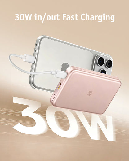 RORRY AuraDock M2-10000mAh 4 in 1 Charging Station with Magnetic Power Bank 30W
