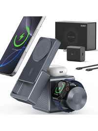 RORRY M5 10000mAh 3 in 1 Charger with Wireless Charging Station Power Bank