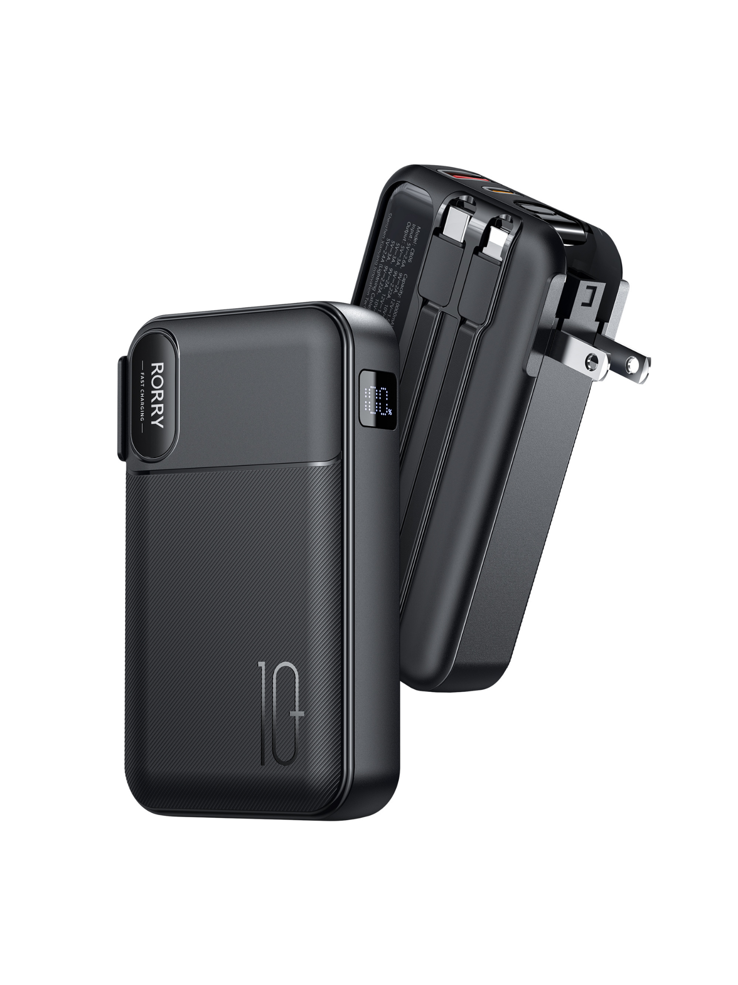 RORRY CB06-10000mAh Portable Charger 22.5W Fast Charging Power Bank