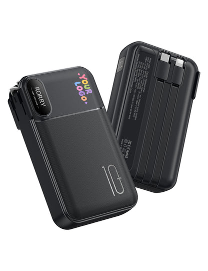 Chargeur portable RORRY CB06 10000mAh (prise murale secteur 22, 5W) avec logo personnalisé