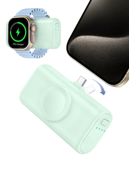 RORRY D5-5000mAh Portable Charger USB-C Power Bank