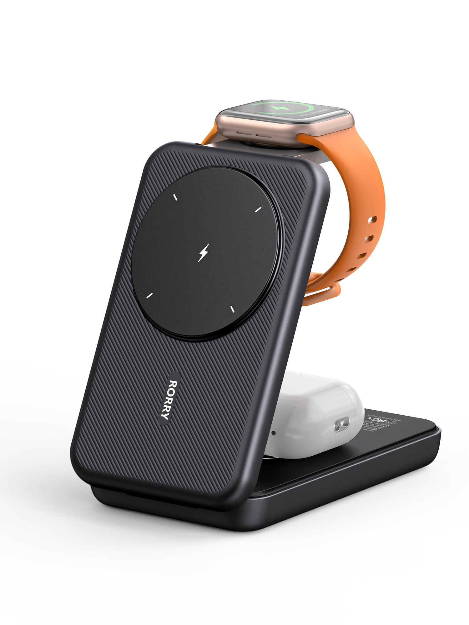 RORRY M3-10000mAh Foldable Charger Megsafe Power Bank Wireless Charger