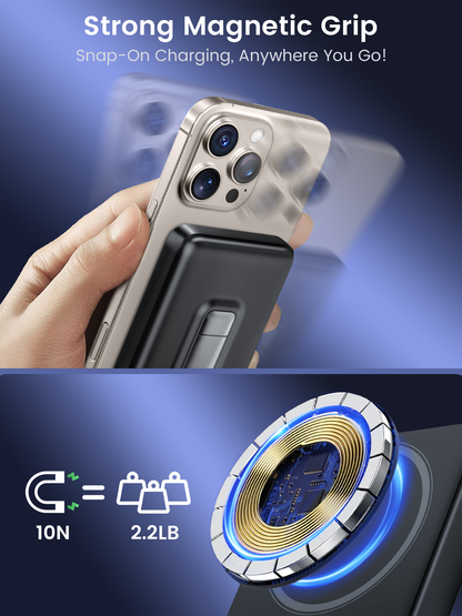 RORRY Qi2 10000mAh Fast Charging Magnetic Power Bank Wireless Charger